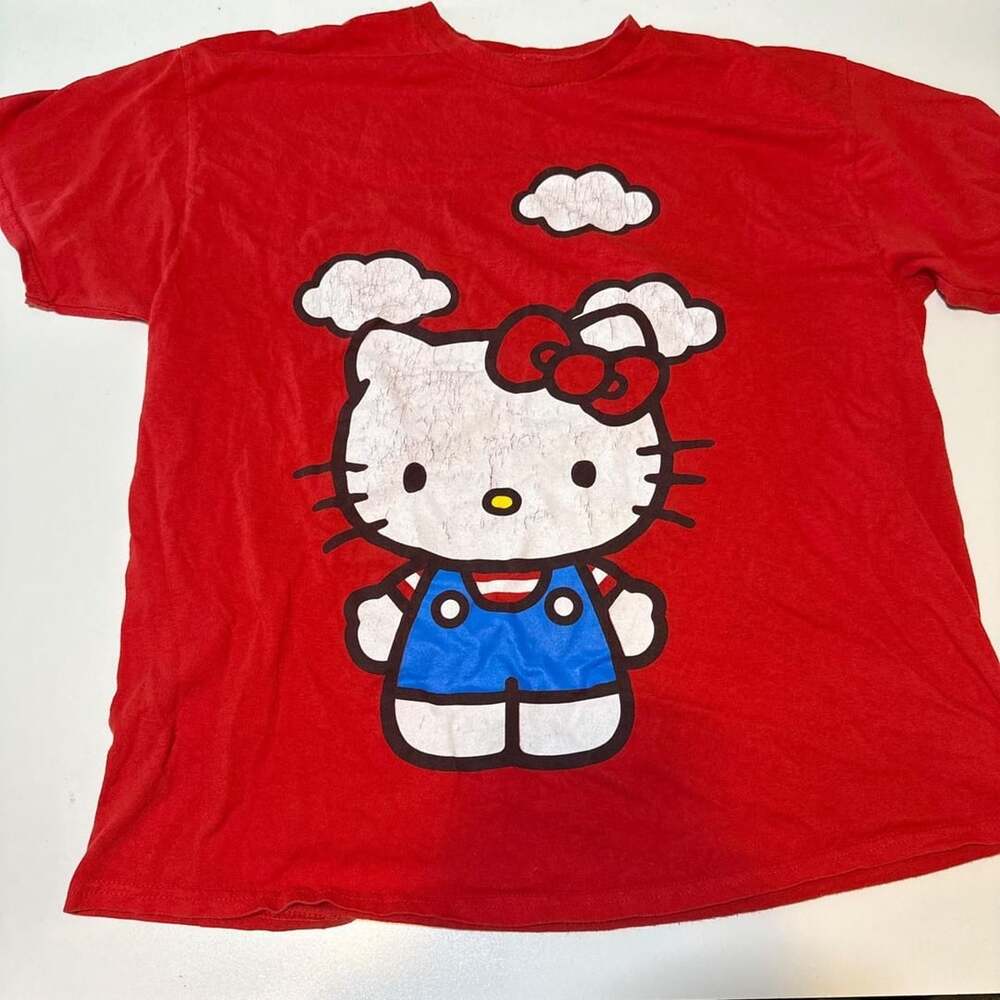 Sanrio Hello Kitty Hybrid Apparel Graphic T-Shirt Red